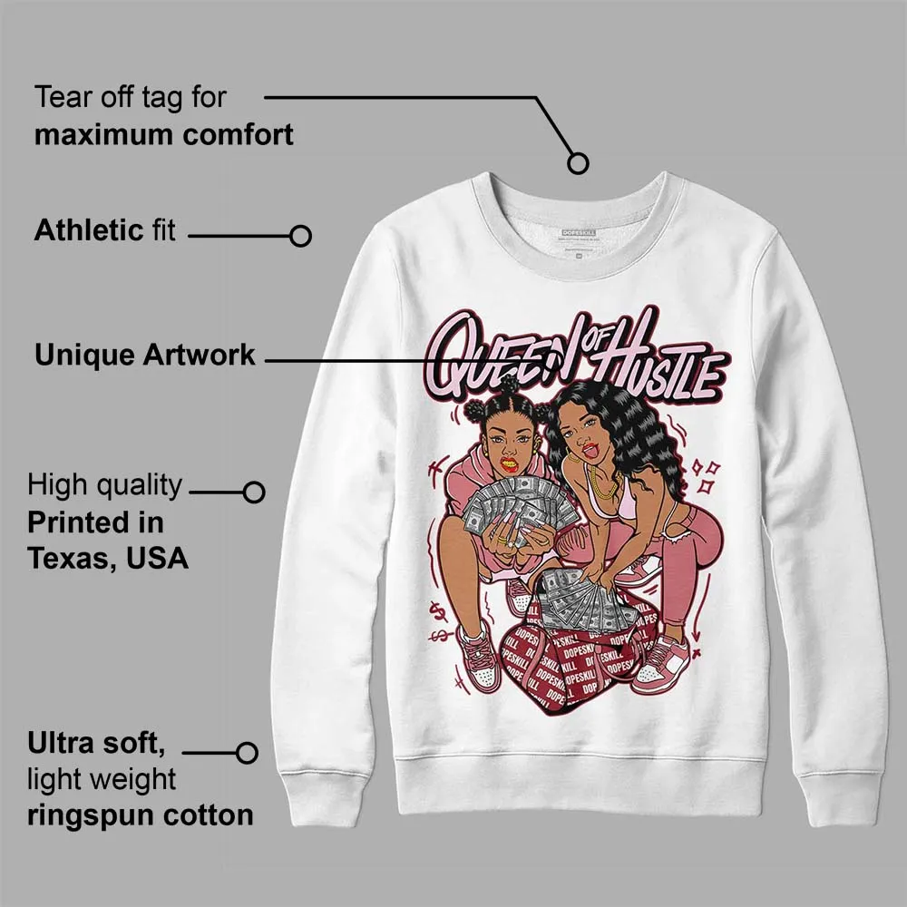 Valentine's Day Collection DopeSkill Sweatshirt Queen Of Hustle Graphic sold by DopeSkill product image thumbnail 3