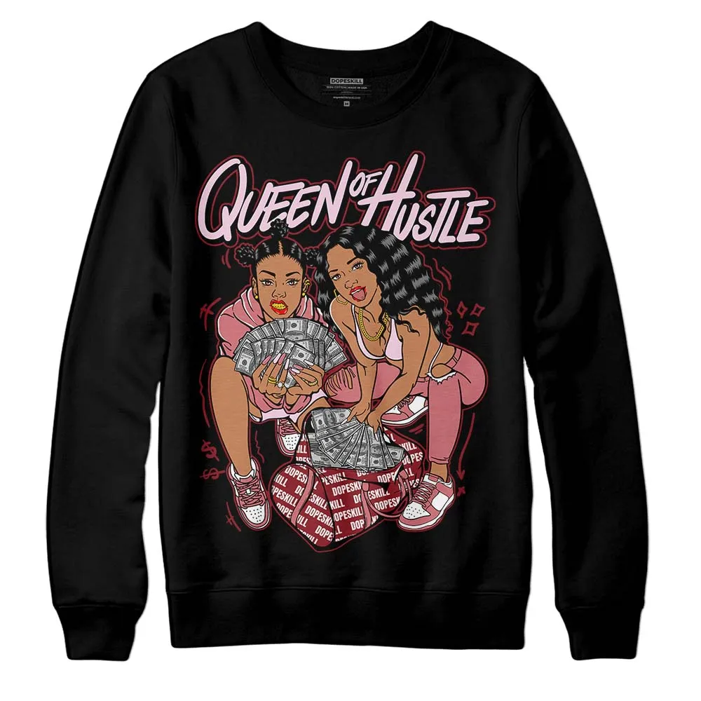 Valentine's Day Collection DopeSkill Sweatshirt Queen Of Hustle Graphic sold by DopeSkill product image thumbnail 2
