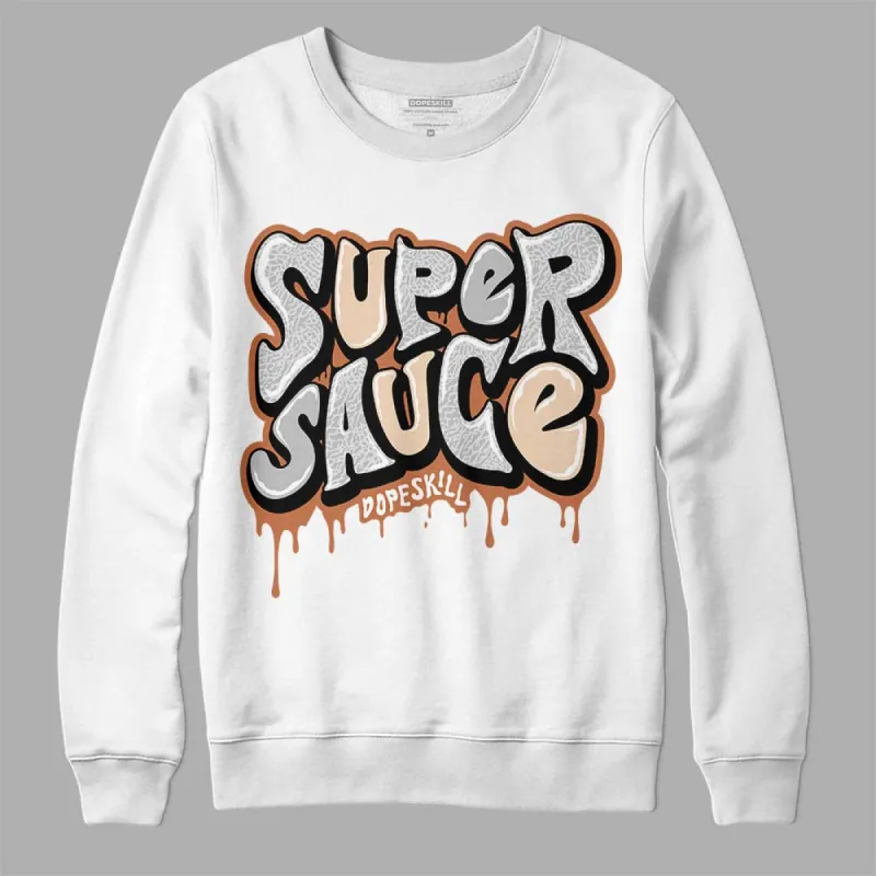 Craft Ivory 3s DopeSkill Sweatshirt Super Sauce Graphic sold by DopeSkill