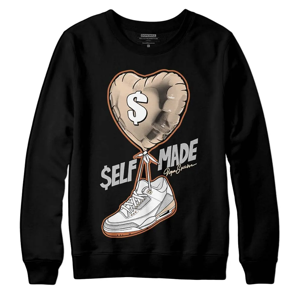 Craft Ivory 3s DopeSkill Sweatshirt Self Made Graphic sold by DopeSkill product image thumbnail 2