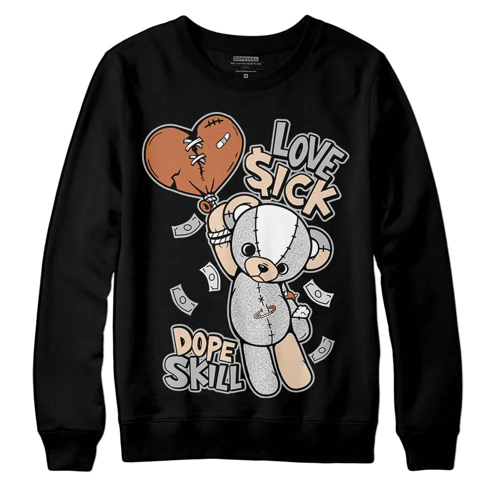 Craft Ivory 3s DopeSkill Sweatshirt Love Sick Graphic sold by DopeSkill product image thumbnail 2