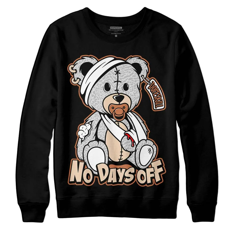 Craft Ivory 3s DopeSkill Sweatshirt Hurt Bear Graphic sold by DopeSkill product image thumbnail 2
