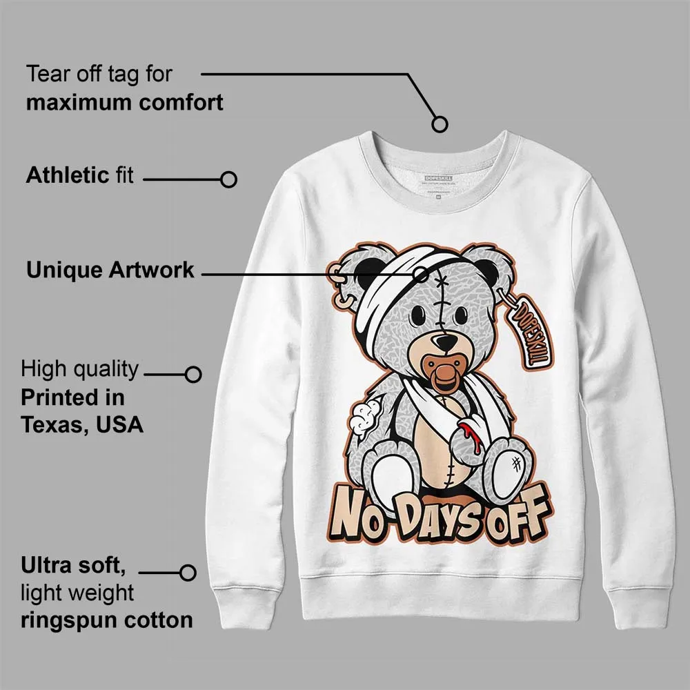 Craft Ivory 3s DopeSkill Sweatshirt Hurt Bear Graphic sold by DopeSkill product image thumbnail 3