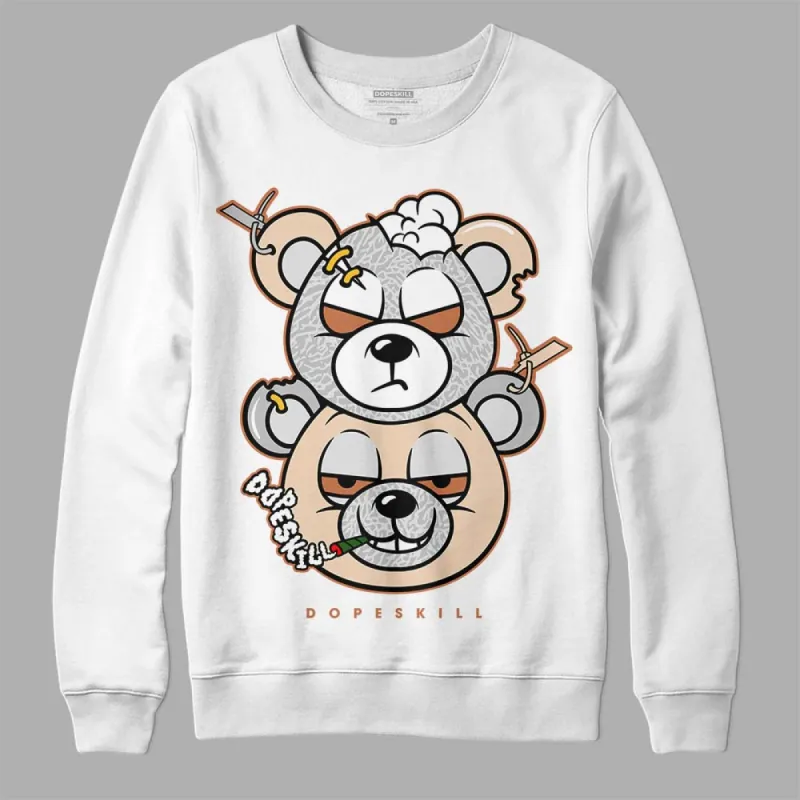 Craft Ivory 3s DopeSkill Sweatshirt New Double Bear Graphic sold by DopeSkill