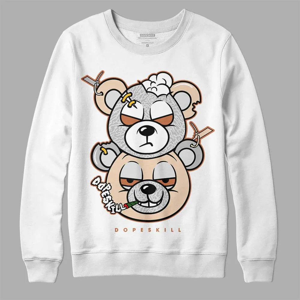 Craft Ivory 3s DopeSkill Sweatshirt New Double Bear Graphic sold by DopeSkill