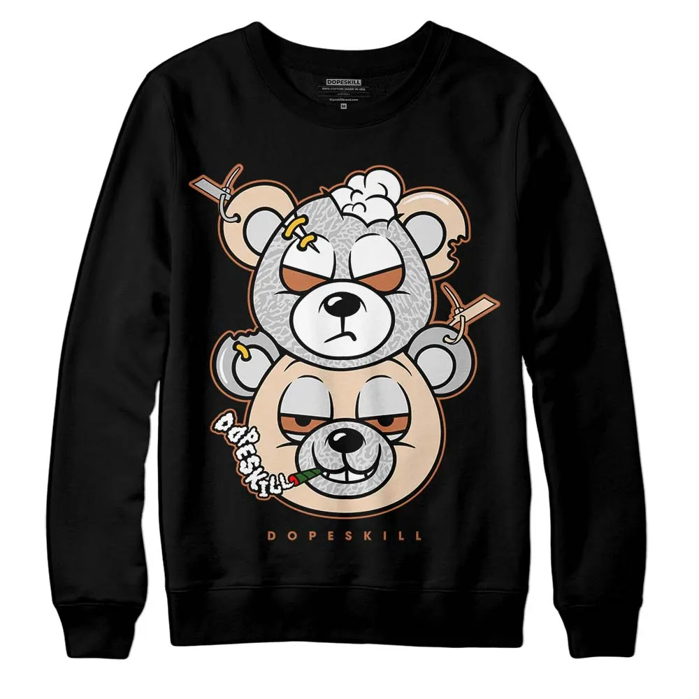 Craft Ivory 3s DopeSkill Sweatshirt New Double Bear Graphic sold by DopeSkill product image thumbnail 2