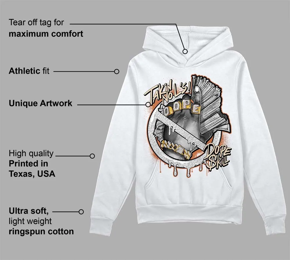Craft Ivory 3s DopeSkill Hoodie Sweatshirt Takin No L's Graphic sold by DopeSkill product image thumbnail 3