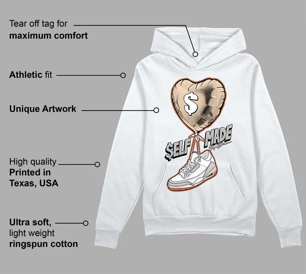 Craft Ivory 3s DopeSkill Hoodie Sweatshirt Self Made Graphic sold by DopeSkill product image thumbnail 3