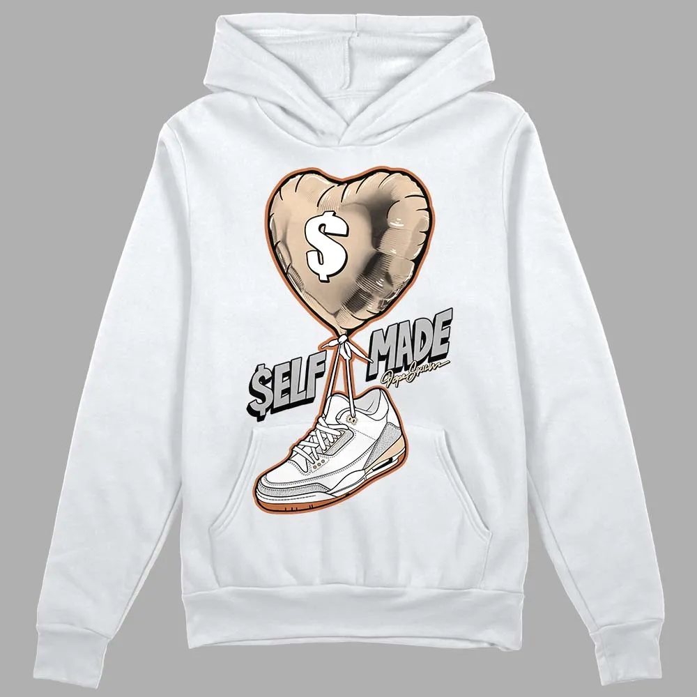 Craft Ivory 3s DopeSkill Hoodie Sweatshirt Self Made Graphic sold by DopeSkill