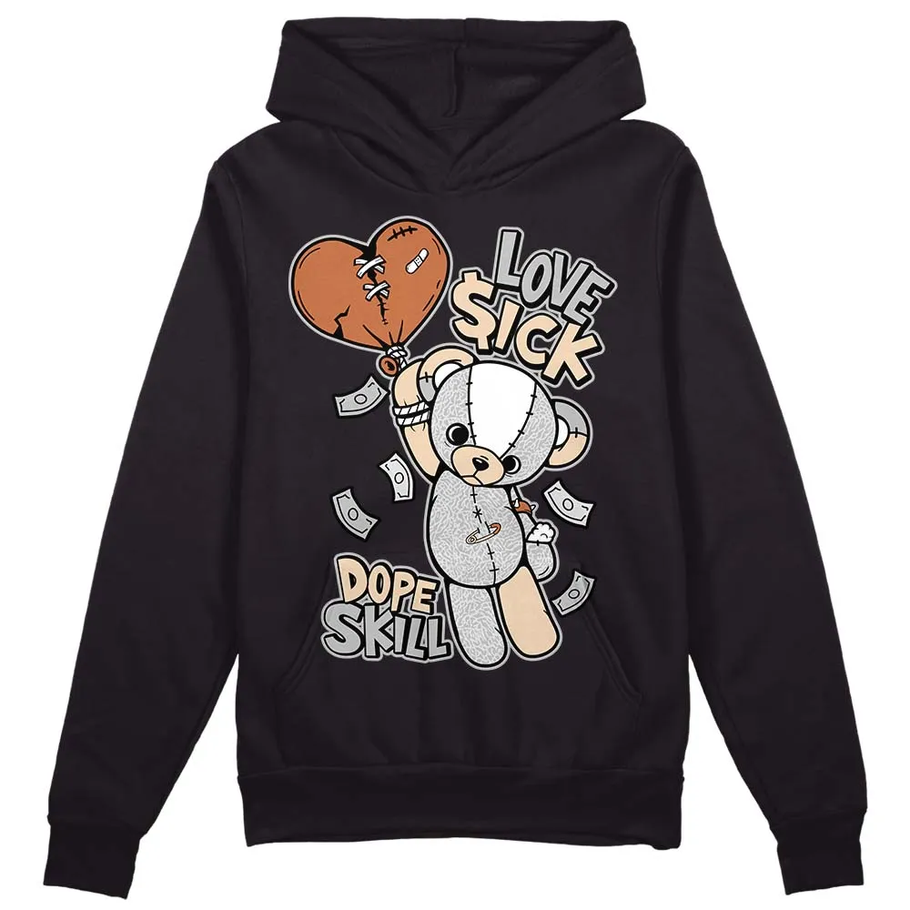 Craft Ivory 3s DopeSkill Hoodie Sweatshirt Love Sick Graphic sold by DopeSkill product image thumbnail 2