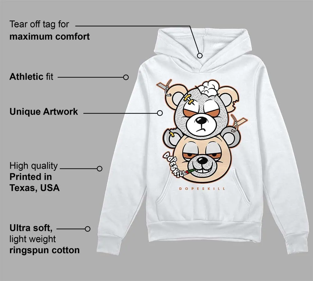 Craft Ivory 3s DopeSkill Hoodie Sweatshirt New Double Bear Graphic sold by DopeSkill product image thumbnail 3
