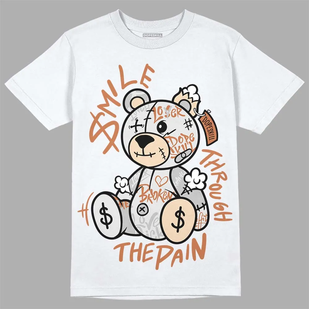 Craft Ivory 3s DopeSkill T-Shirt Smile Through The Pain Graphic sold by DopeSkill