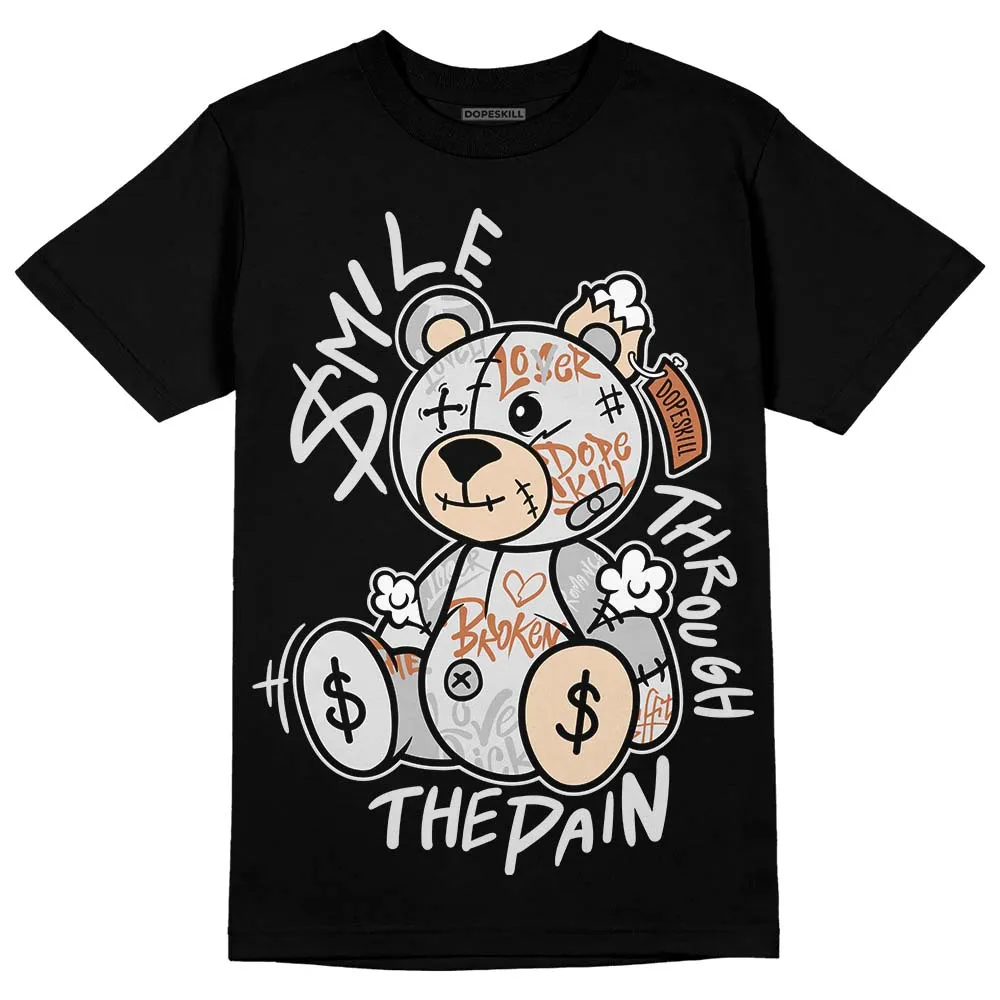Craft Ivory 3s DopeSkill T-Shirt Smile Through The Pain Graphic sold by DopeSkill product image thumbnail 2