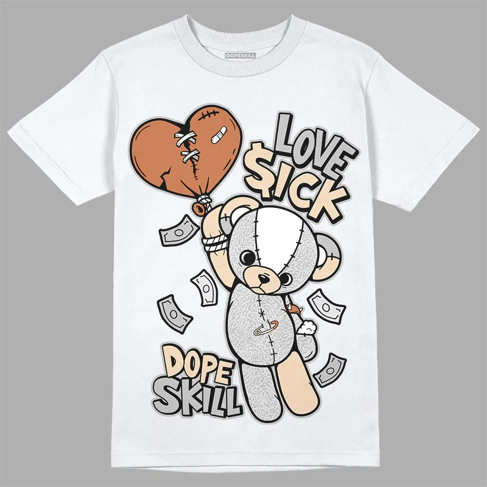 Craft Ivory 3s DopeSkill T-Shirt Love Sick Graphic sold by DopeSkill