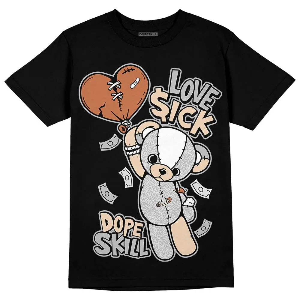 Craft Ivory 3s DopeSkill T-Shirt Love Sick Graphic sold by DopeSkill product image thumbnail 2