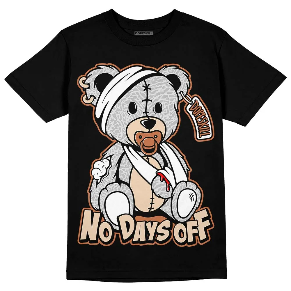 Craft Ivory 3s DopeSkill T-Shirt Hurt Bear Graphic sold by DopeSkill product image thumbnail 2