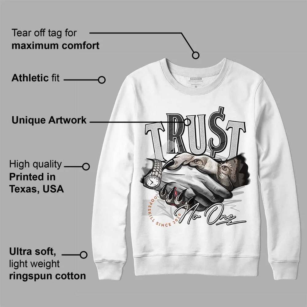 Craft Ivory 3s DopeSkill Sweatshirt Trust No One Graphic sold by DopeSkill product image thumbnail 3