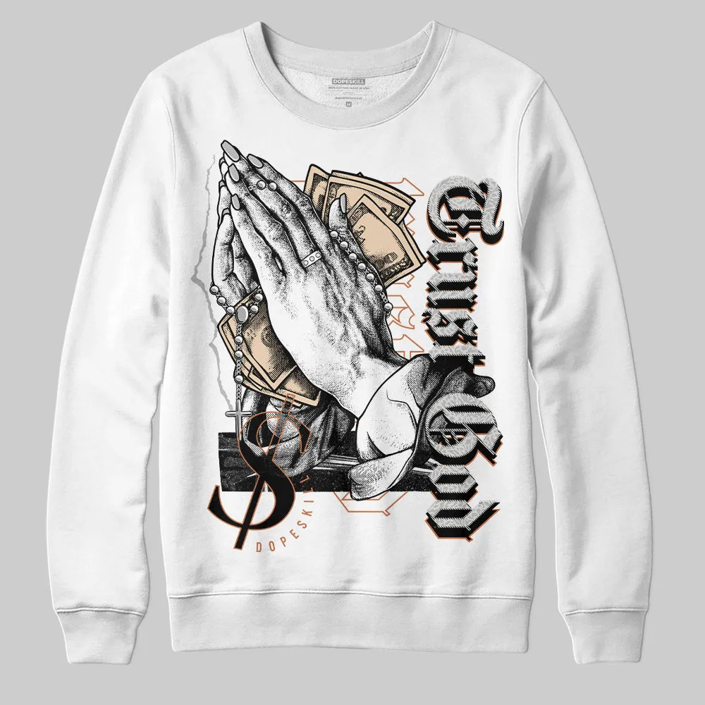 Craft Ivory 3s DopeSkill Sweatshirt Trust God Graphic sold by DopeSkill