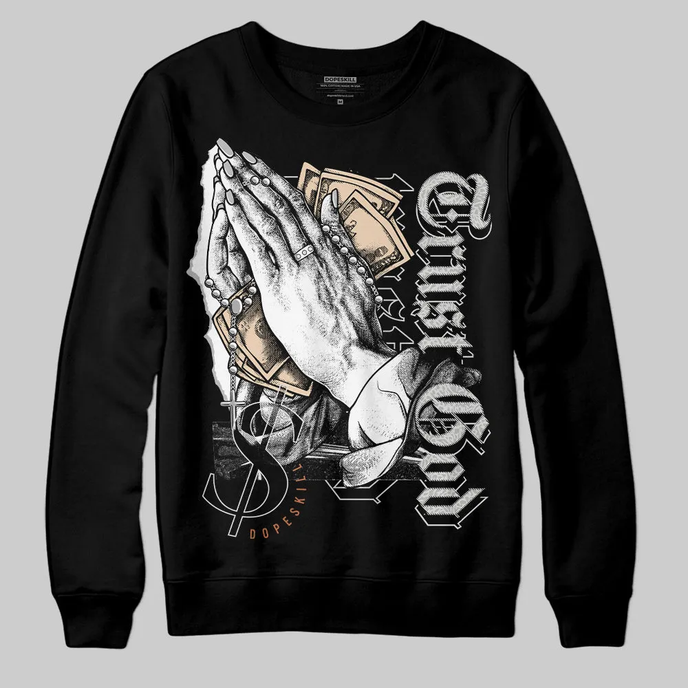 Craft Ivory 3s DopeSkill Sweatshirt Trust God Graphic sold by DopeSkill product image thumbnail 2