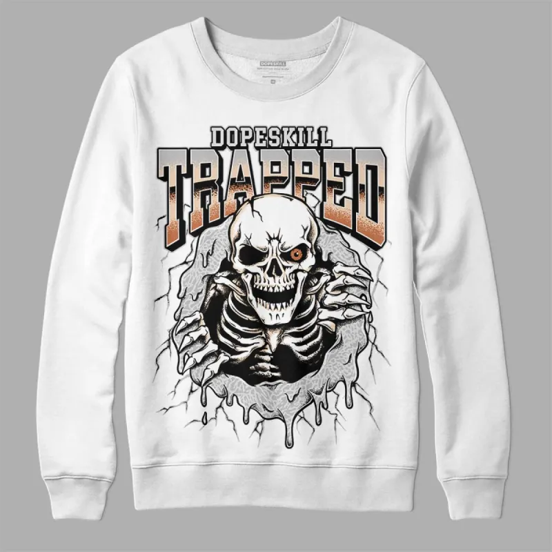 Craft Ivory 3s DopeSkill Sweatshirt Trapped Halloween Graphic sold by DopeSkill