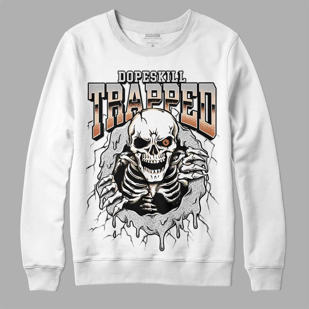 Craft Ivory 3s DopeSkill Sweatshirt Trapped Halloween Graphic sold by DopeSkill