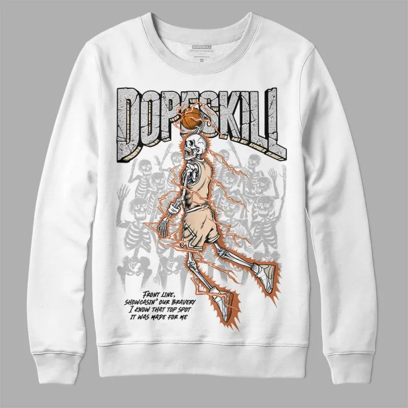 Craft Ivory 3s DopeSkill Sweatshirt Thunder Dunk Graphic made by DopeSkill