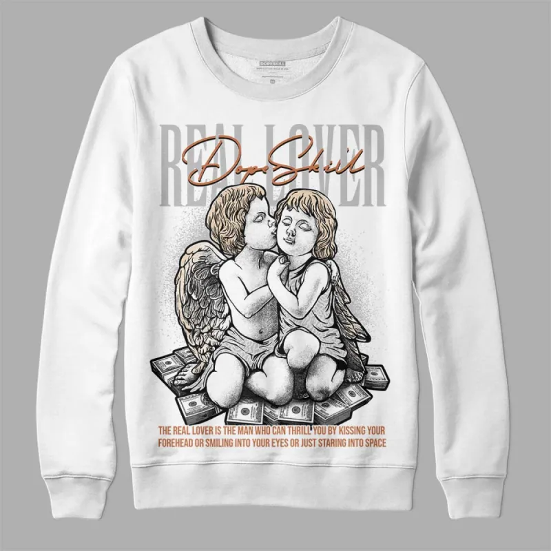 Craft Ivory 3s DopeSkill Sweatshirt Real Lover Graphic sold by DopeSkill