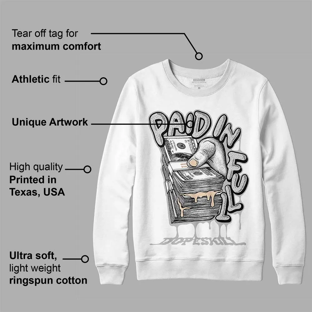 Craft Ivory 3s DopeSkill Sweatshirt Paid In Full Graphic sold by DopeSkill product image thumbnail 3