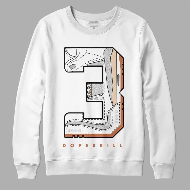 Craft Ivory 3s DopeSkill Sweatshirt No.3 Graphic sold by DopeSkill