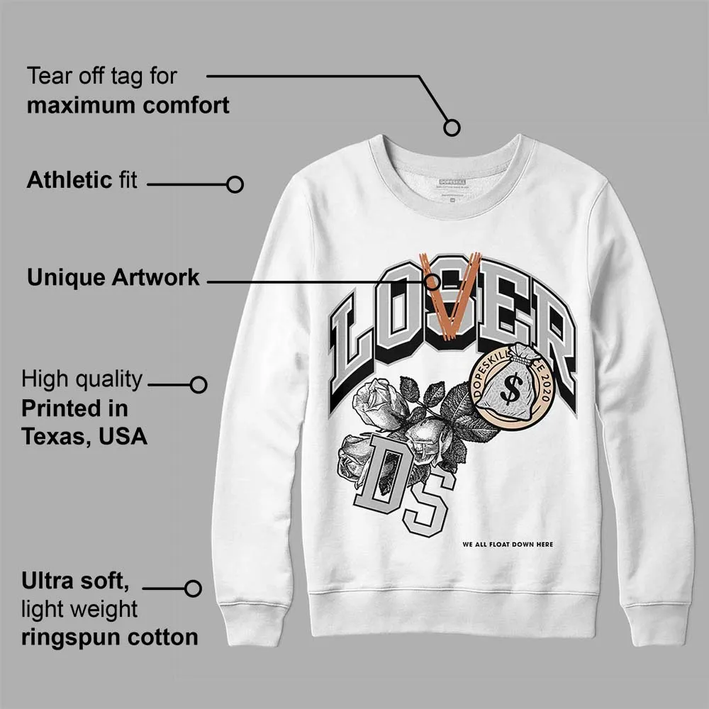 Craft Ivory 3s DopeSkill Sweatshirt Loser Lover Graphic sold by DopeSkill product image thumbnail 3