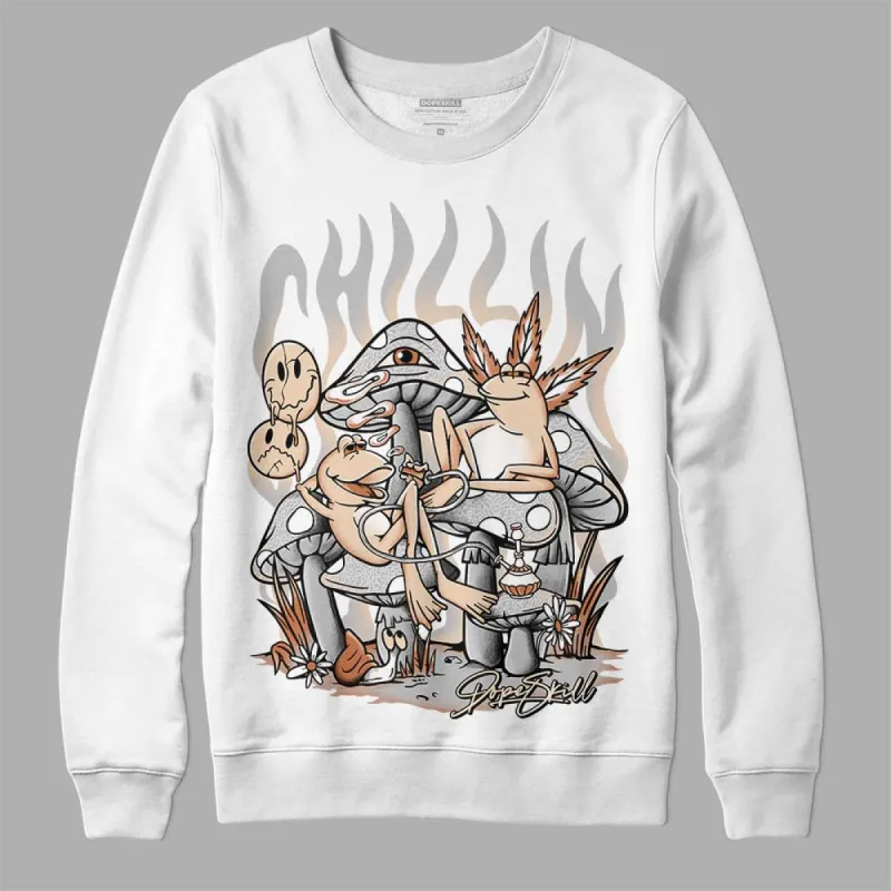 Craft Ivory 3s DopeSkill Sweatshirt Chillin Graphic sold by DopeSkill