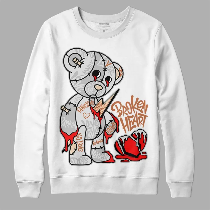 Craft Ivory 3s DopeSkill Sweatshirt Broken Heart Graphic sold by DopeSkill