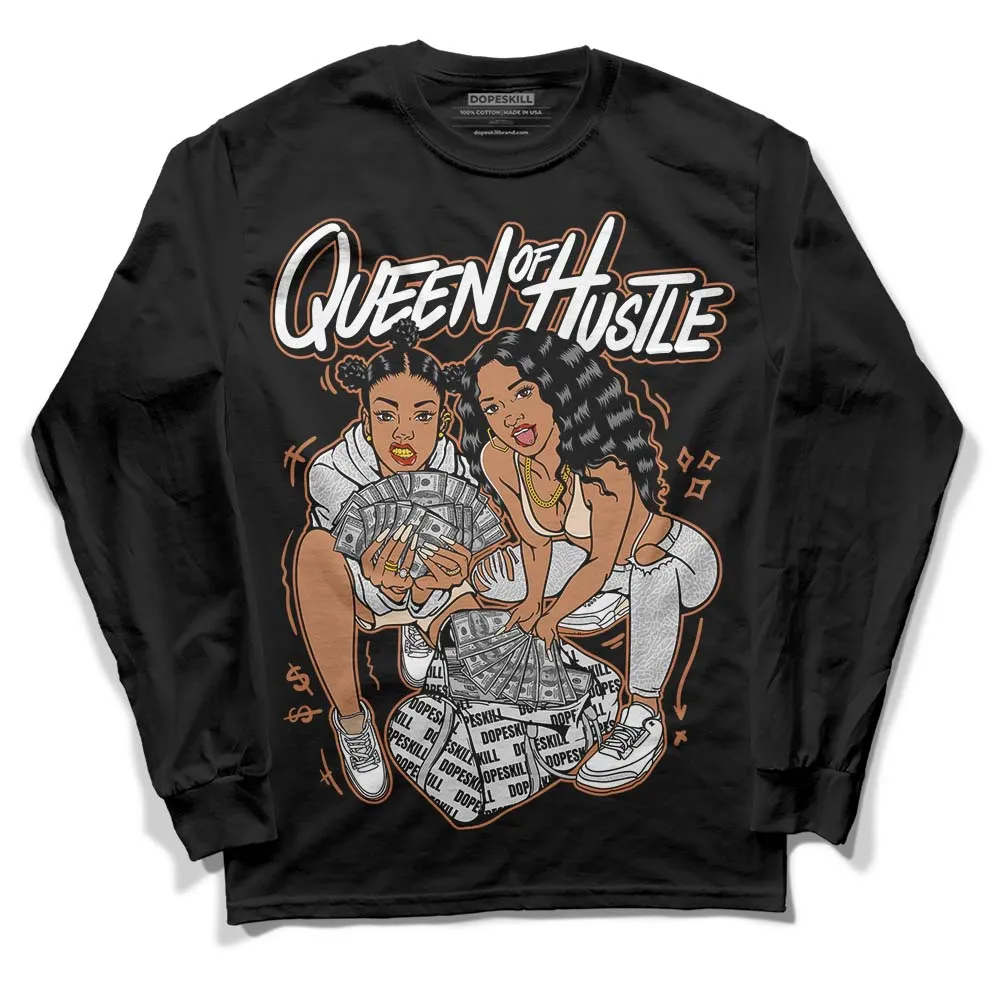 Craft Ivory 3s DopeSkill Long Sleeve T-Shirt Queen Of Hustle Graphic sold by DopeSkill product image thumbnail 2