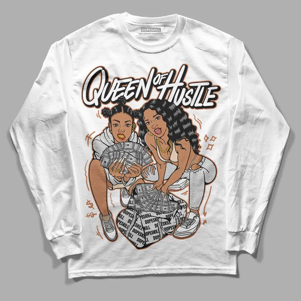 Craft Ivory 3s DopeSkill Long Sleeve T-Shirt Queen Of Hustle Graphic sold by DopeSkill