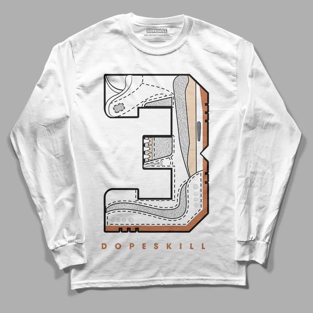 Craft Ivory 3s DopeSkill Long Sleeve T-Shirt No.3 Graphic sold by DopeSkill