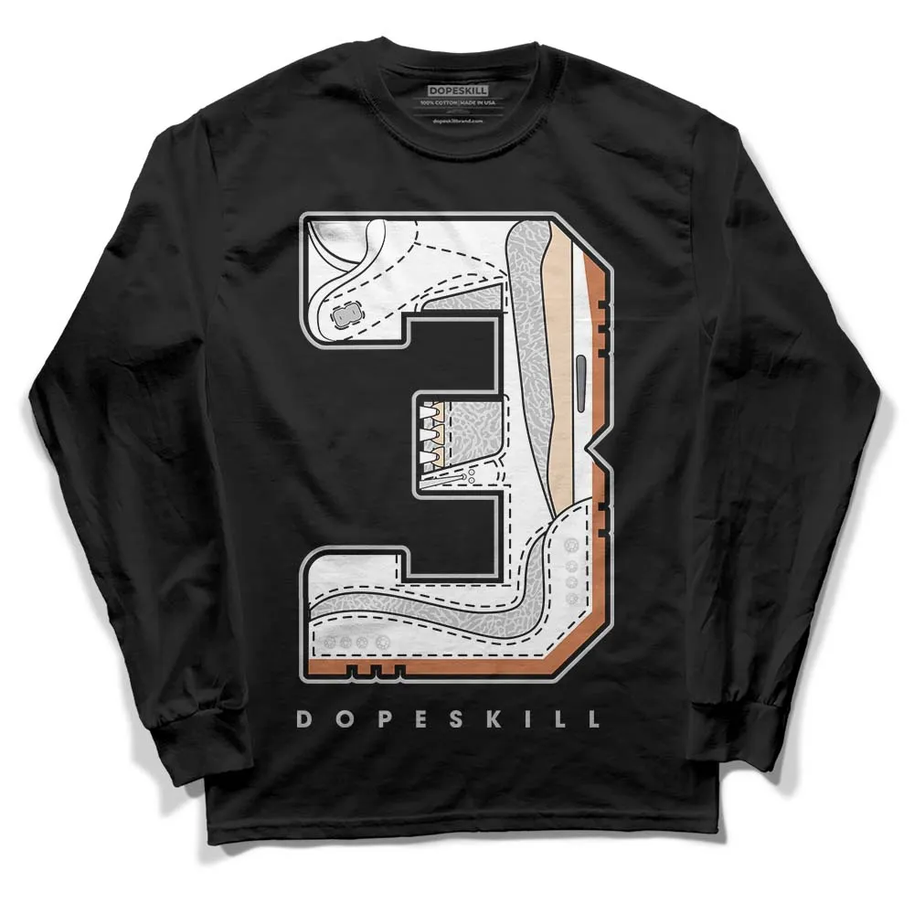 Craft Ivory 3s DopeSkill Long Sleeve T-Shirt No.3 Graphic sold by DopeSkill product image thumbnail 2