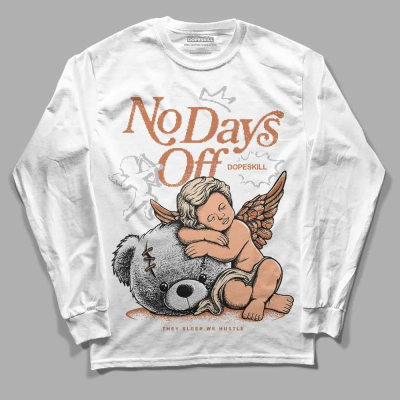 Craft Ivory 3s DopeSkill Long Sleeve T-Shirt New No Days Off Graphic sold by DopeSkill