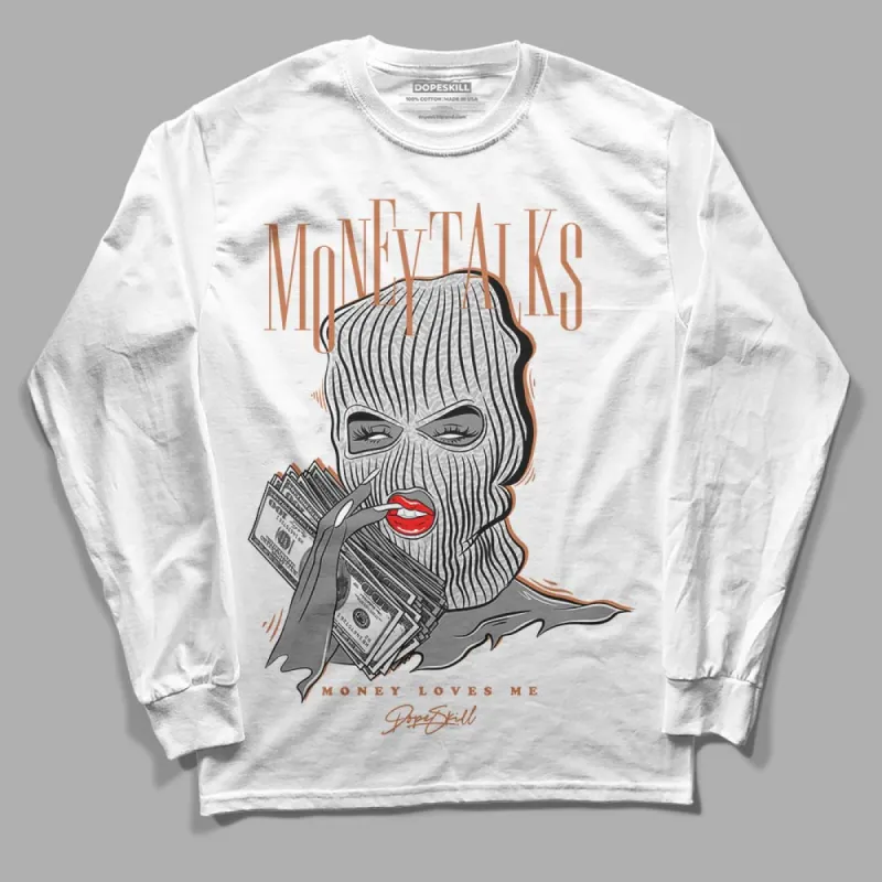 Craft Ivory 3s DopeSkill Long Sleeve T-Shirt Money Talks Graphic sold by DopeSkill