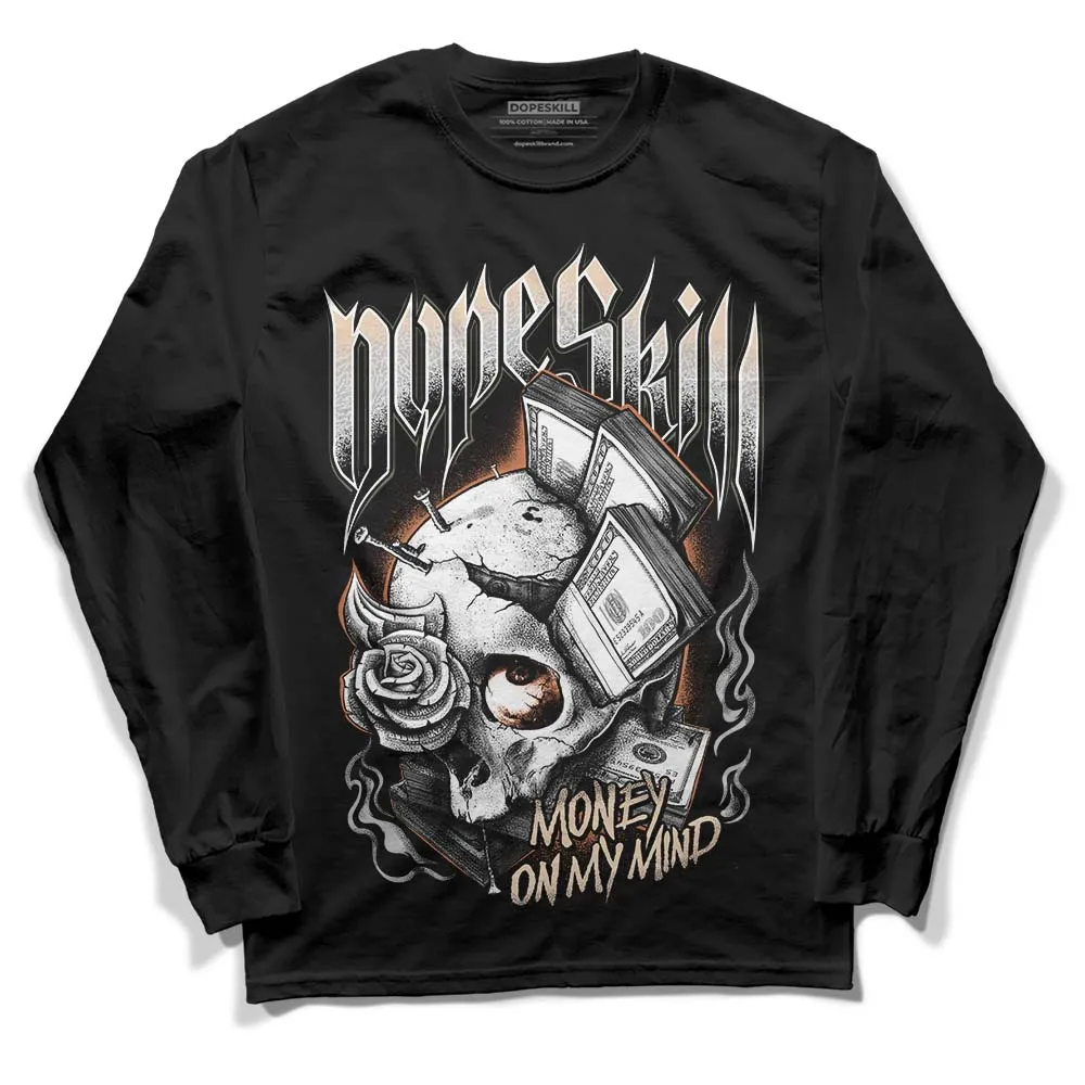 Craft Ivory 3s DopeSkill Long Sleeve T-Shirt Money On My Mind Graphic sold by DopeSkill product image thumbnail 2