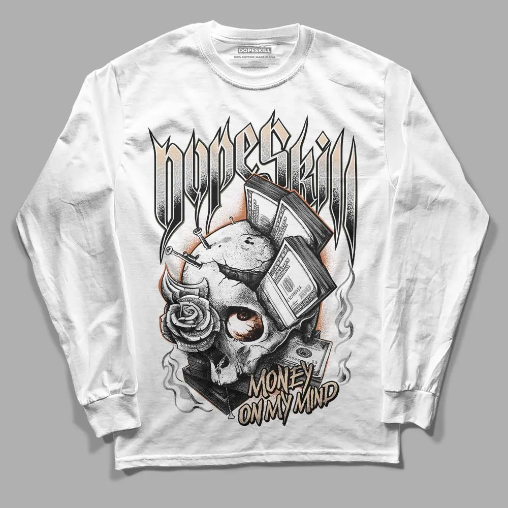 Craft Ivory 3s DopeSkill Long Sleeve T-Shirt Money On My Mind Graphic sold by DopeSkill