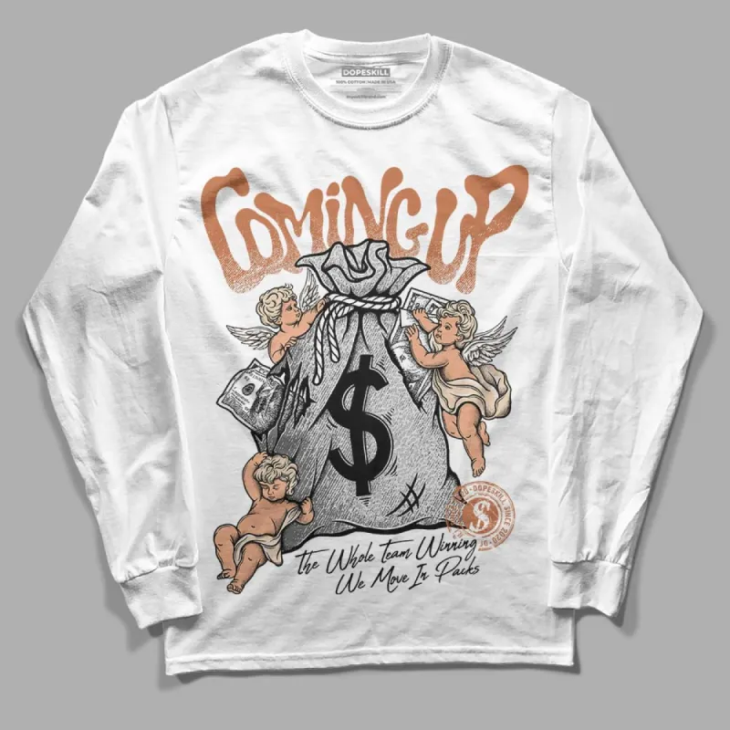 Craft Ivory 3s DopeSkill Long Sleeve T-Shirt Money Bag Coming Up Graphic sold by DopeSkill