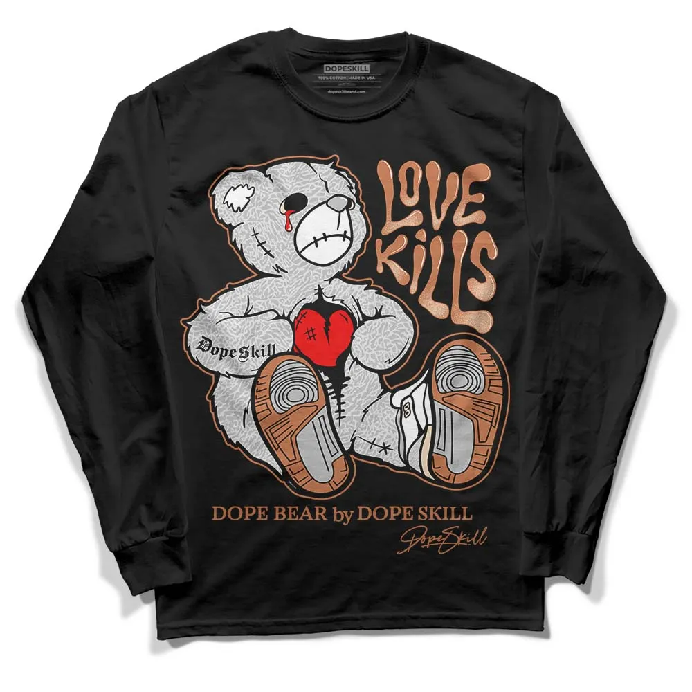 Craft Ivory 3s DopeSkill Long Sleeve T-Shirt Love Kills Graphic sold by DopeSkill product image thumbnail 2