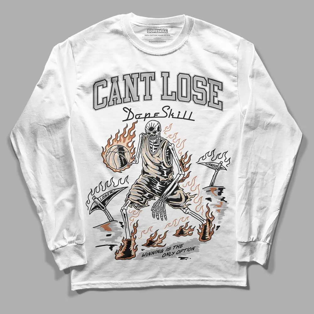 Craft Ivory 3s DopeSkill Long Sleeve T-Shirt Cant Lose Graphic sold by DopeSkill
