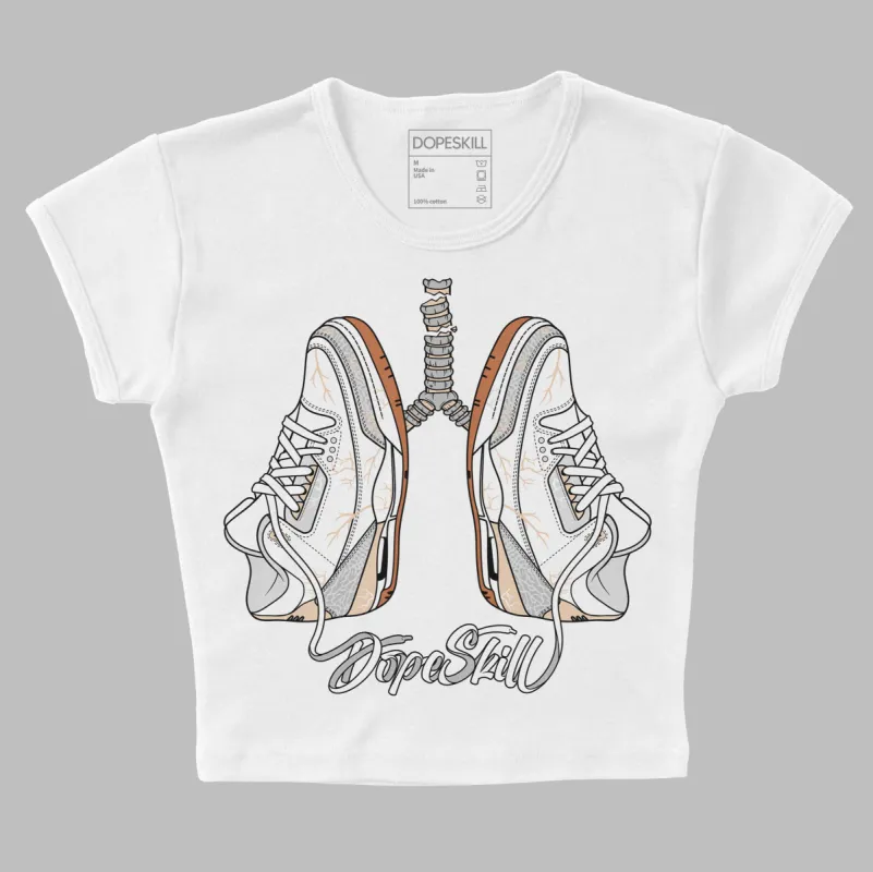 Craft Ivory 3s DopeSkill Women's Crop Top Breathe Graphic sold by DopeSkill