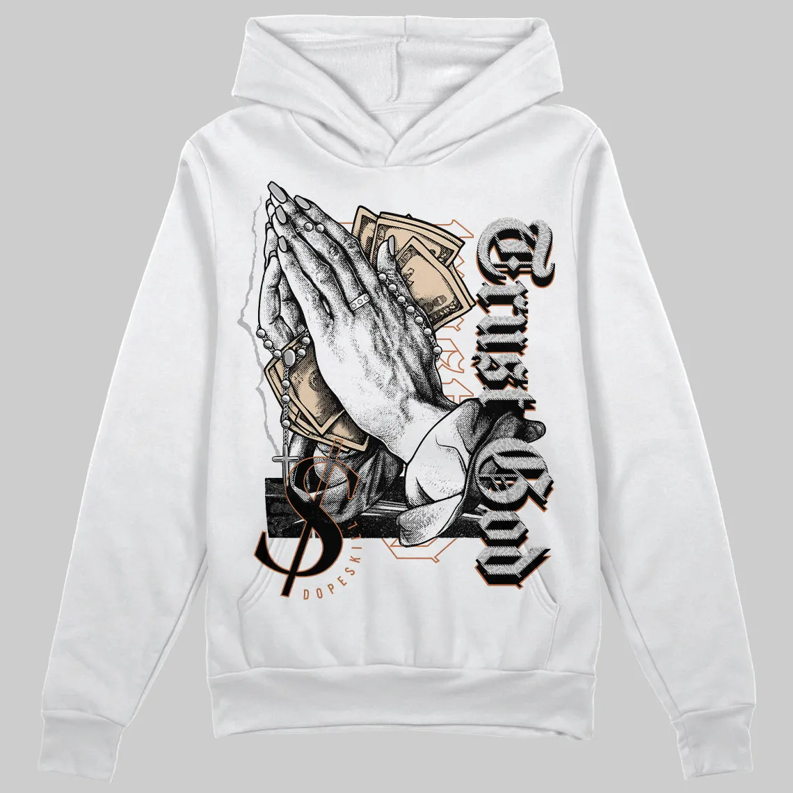Craft Ivory 3s DopeSkill Hoodie Sweatshirt Trust God Graphic sold by DopeSkill