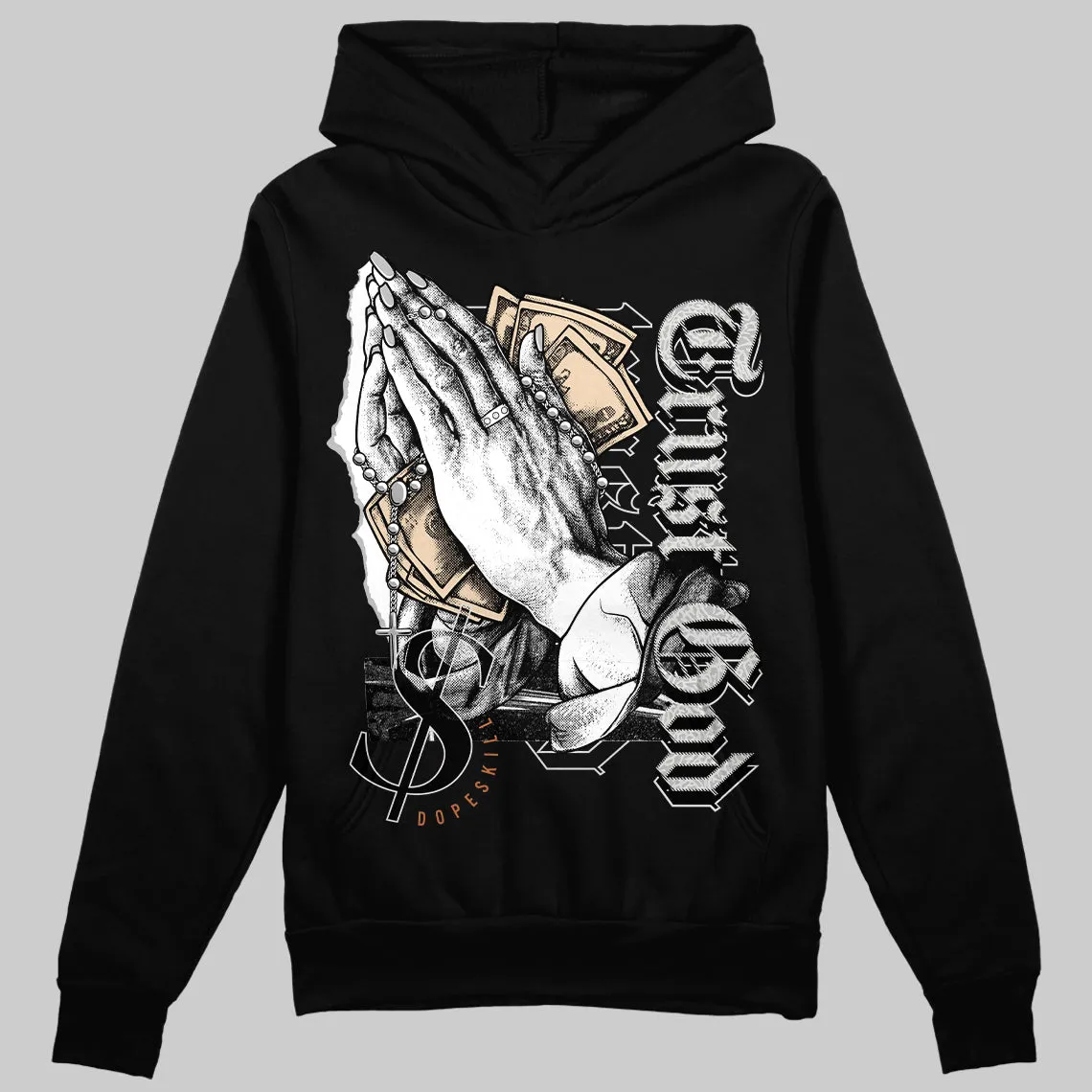 Craft Ivory 3s DopeSkill Hoodie Sweatshirt Trust God Graphic sold by DopeSkill product image thumbnail 2