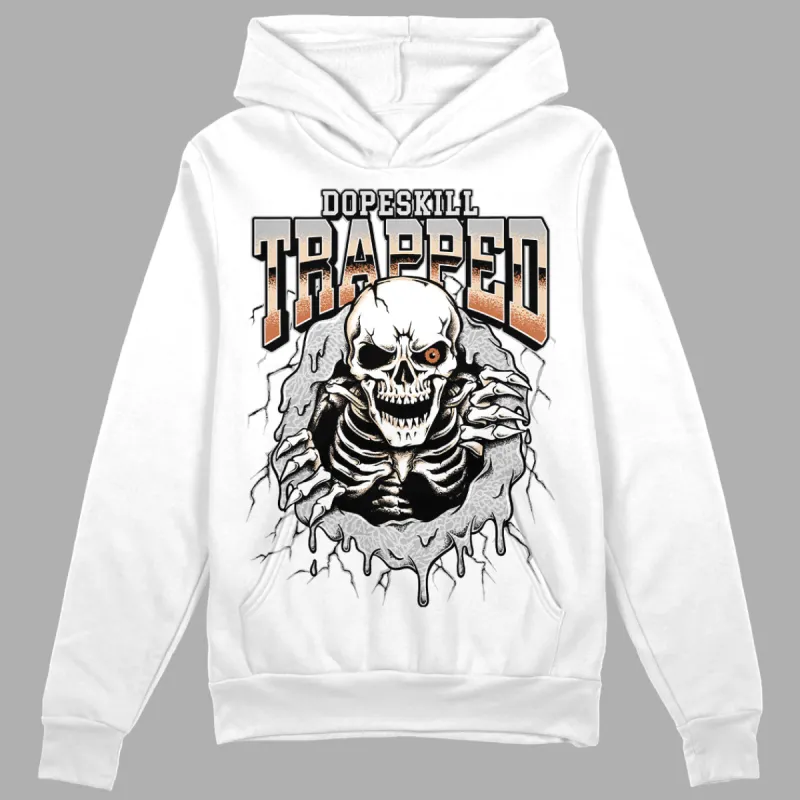 Craft Ivory 3s DopeSkill Hoodie Sweatshirt Trapped Halloween Graphic sold by DopeSkill