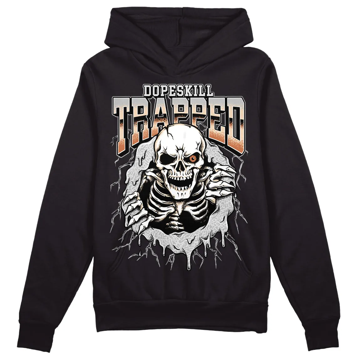 Craft Ivory 3s DopeSkill Hoodie Sweatshirt Trapped Halloween Graphic sold by DopeSkill product image thumbnail 2