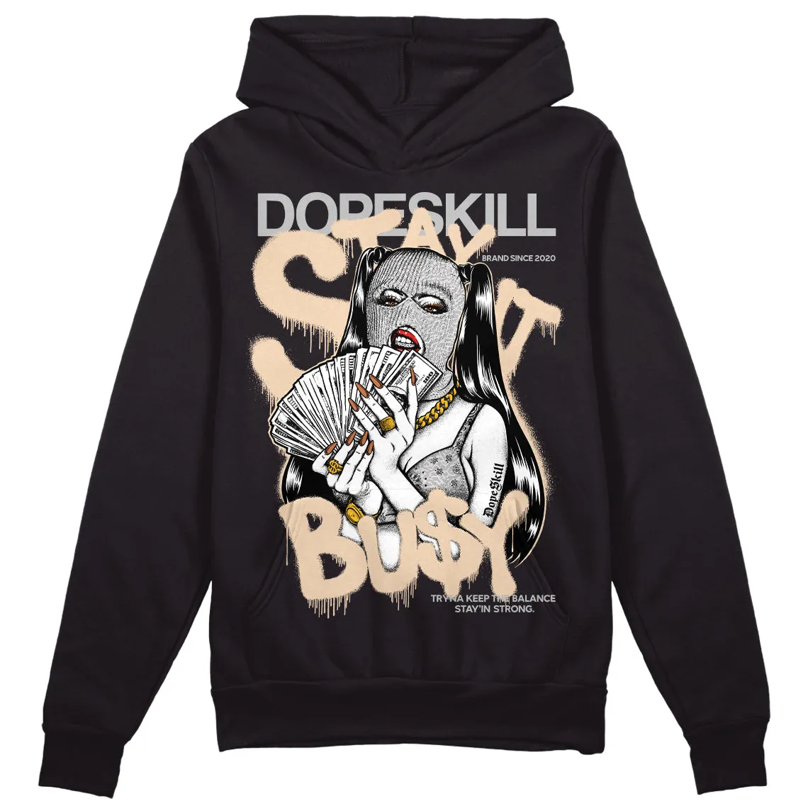 Craft Ivory 3s DopeSkill Hoodie Sweatshirt Stay It Busy Graphic sold by DopeSkill product image thumbnail 2