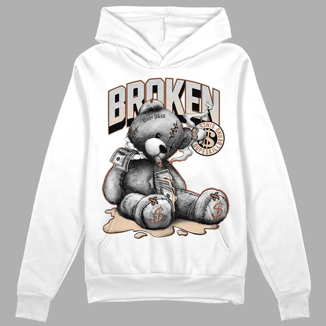 Craft Ivory 3s DopeSkill Hoodie Sweatshirt Sick Bear Graphic sold by DopeSkill